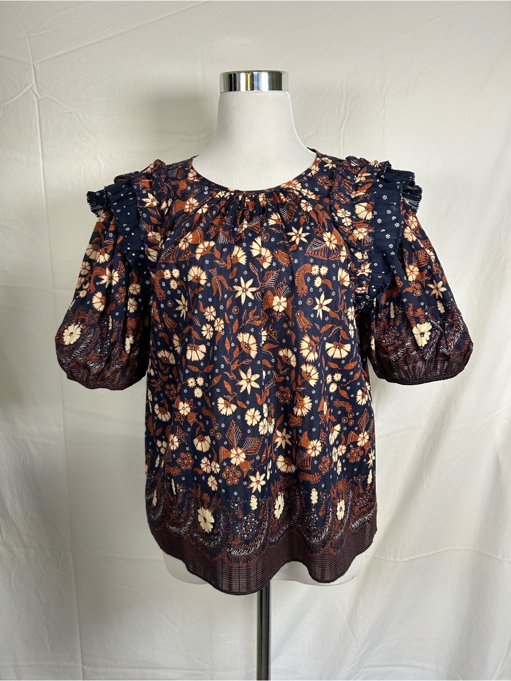 Ulla Johnson Arbor Top in Midnight
